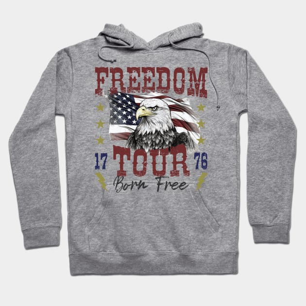 Freedom Tour Design Hoodie by Kingdom Arts and Designs